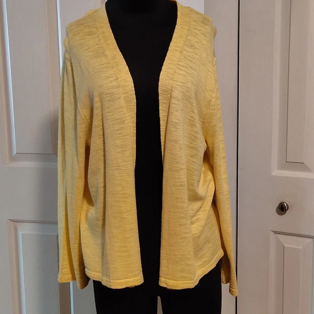 Spring Time Yellow Cardigan - Picture 3 of 6